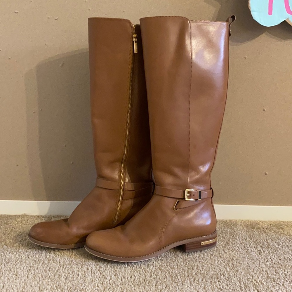 Michael Kors Knee High Brown Boots